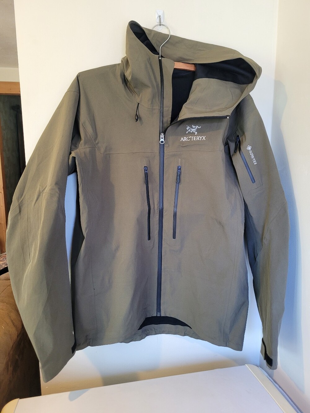 Arc'teryx Olive Green Goretex Shell